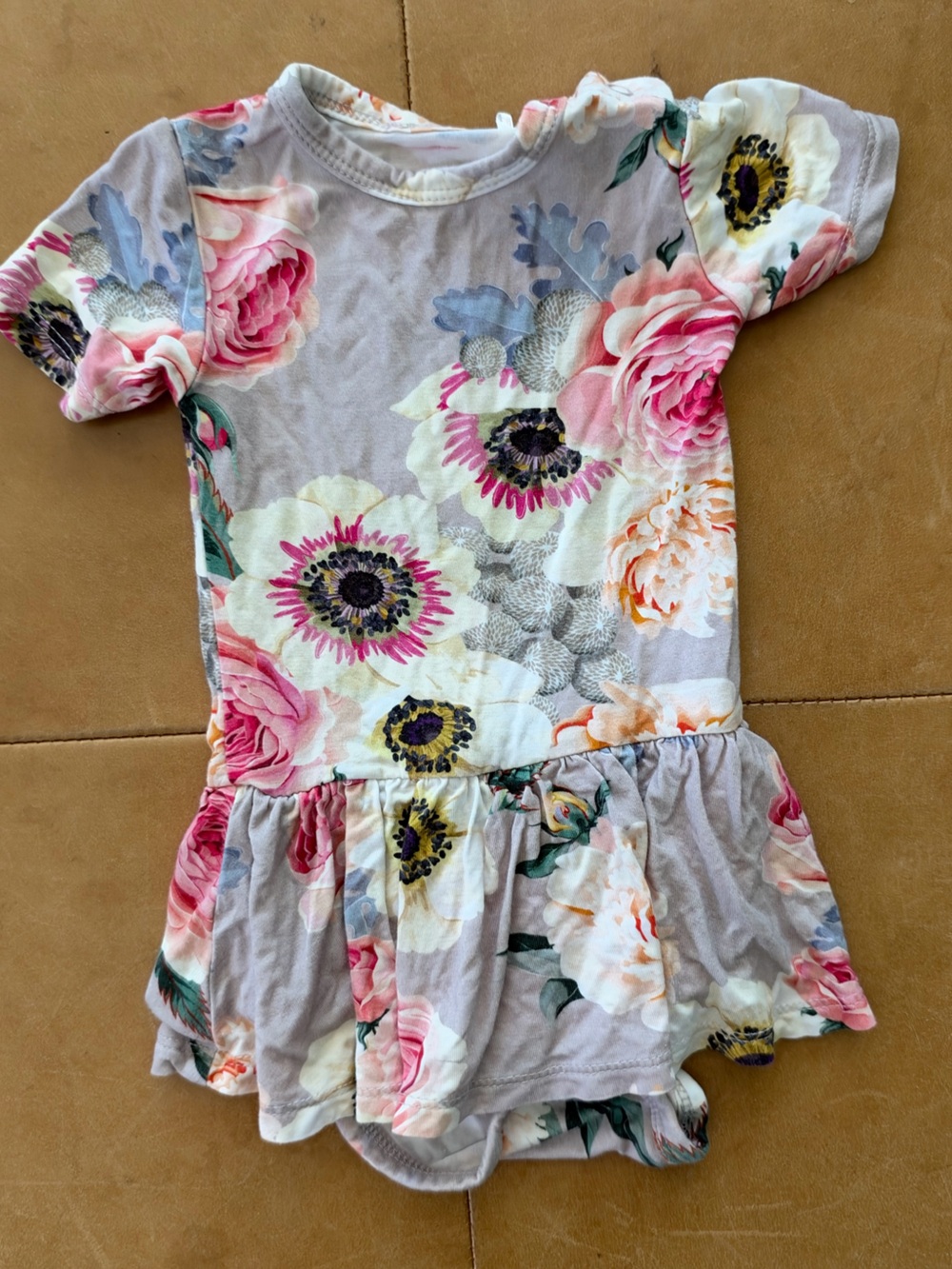 Posh Peanut Viscose Bamboo Twirl Dress 0-3M